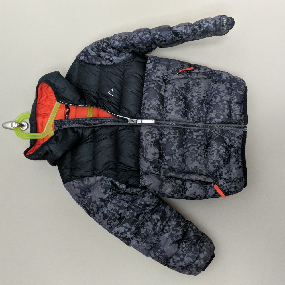 Paradox Packable Gray Orange Primaloft Light Jacket Size XS 4/5